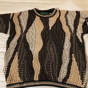 Tundra Canada Vintage Coogi Style Multicolor Sweater Men’s Size S Pullover